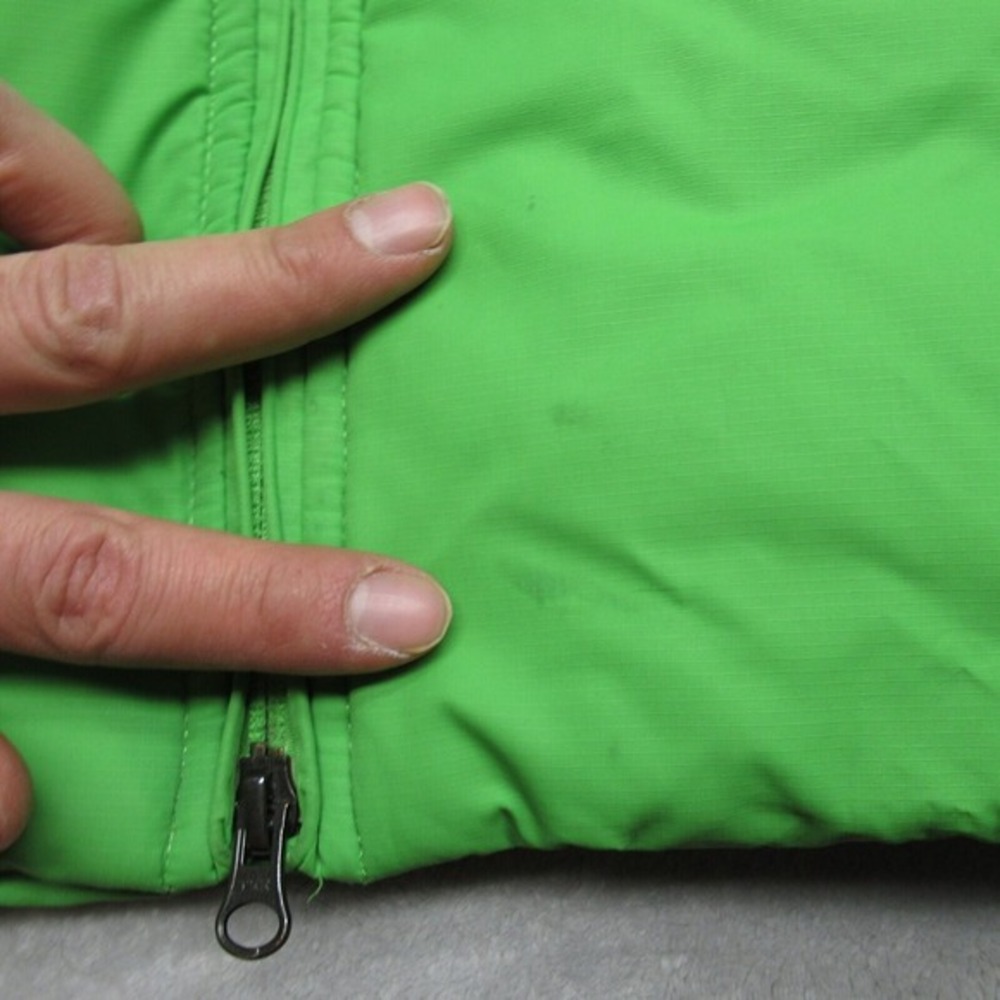 Nike Down Jacket Youth Large 12-14 Green Swoosh Zip Pockets Ripstop Full Zip - Picture 11 of 16